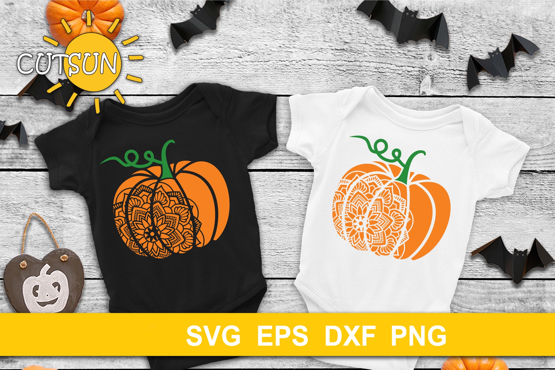 Mandala Pumpkin SVG