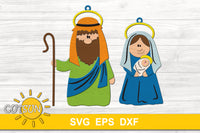 Nativity ornaments SVG