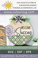 Welcome succas door hanger svg | Welcome succas door sign svg