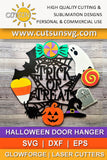 Halloween Wreath Door hanger SVG