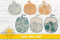 Patterned pumpkins fall SVG bundle