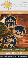 Nativity Scene Ornaments SVG