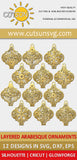 3D Layered Arabesque ornaments Bundle