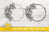 Floral frames Roses SVG