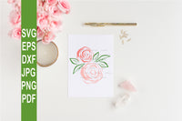 Rose SVG | Roses SVG file for crafters