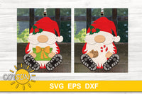 Christmas Gnome Door hanger SVG