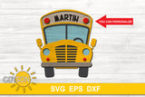 School bus door hanger SVG