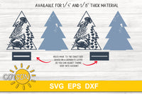 Sea themed standing Christmas trees | Shelf sittes SVG