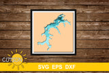 Lake Seneca 3D layered depth map SVG