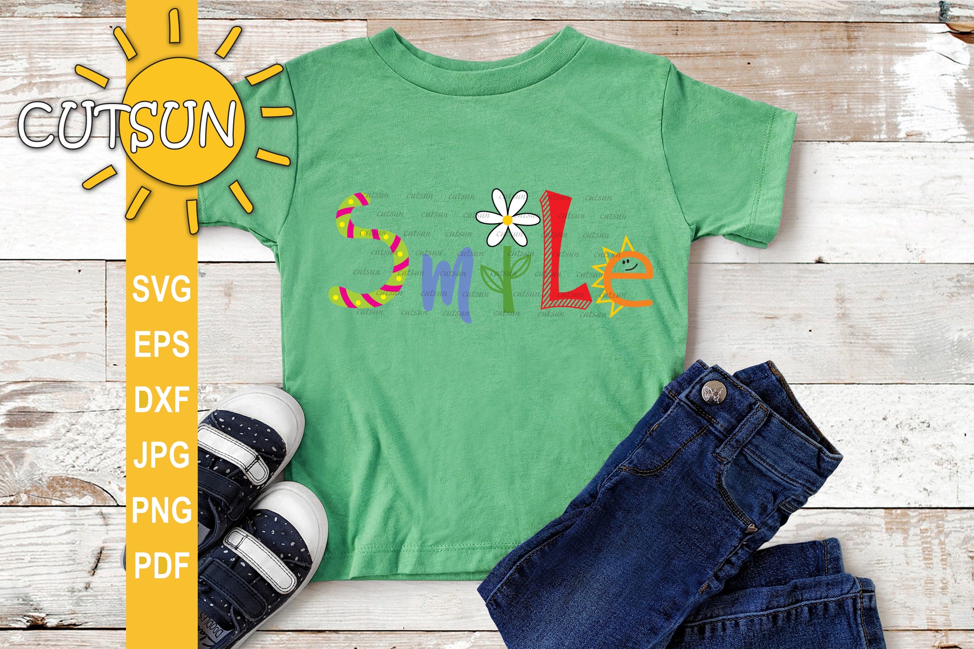 Smile SVG Hand lettered design