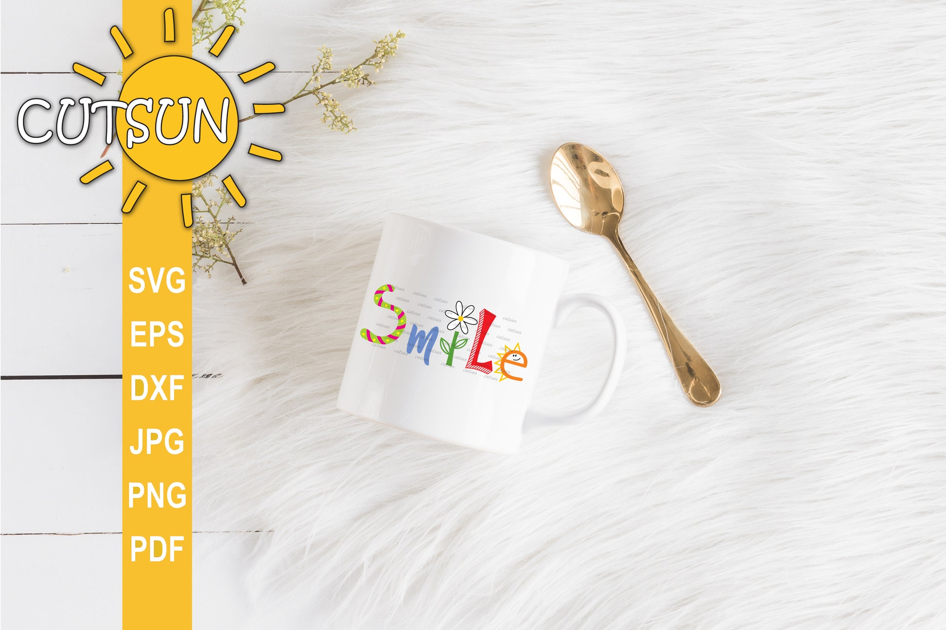 Smile SVG Hand lettered design