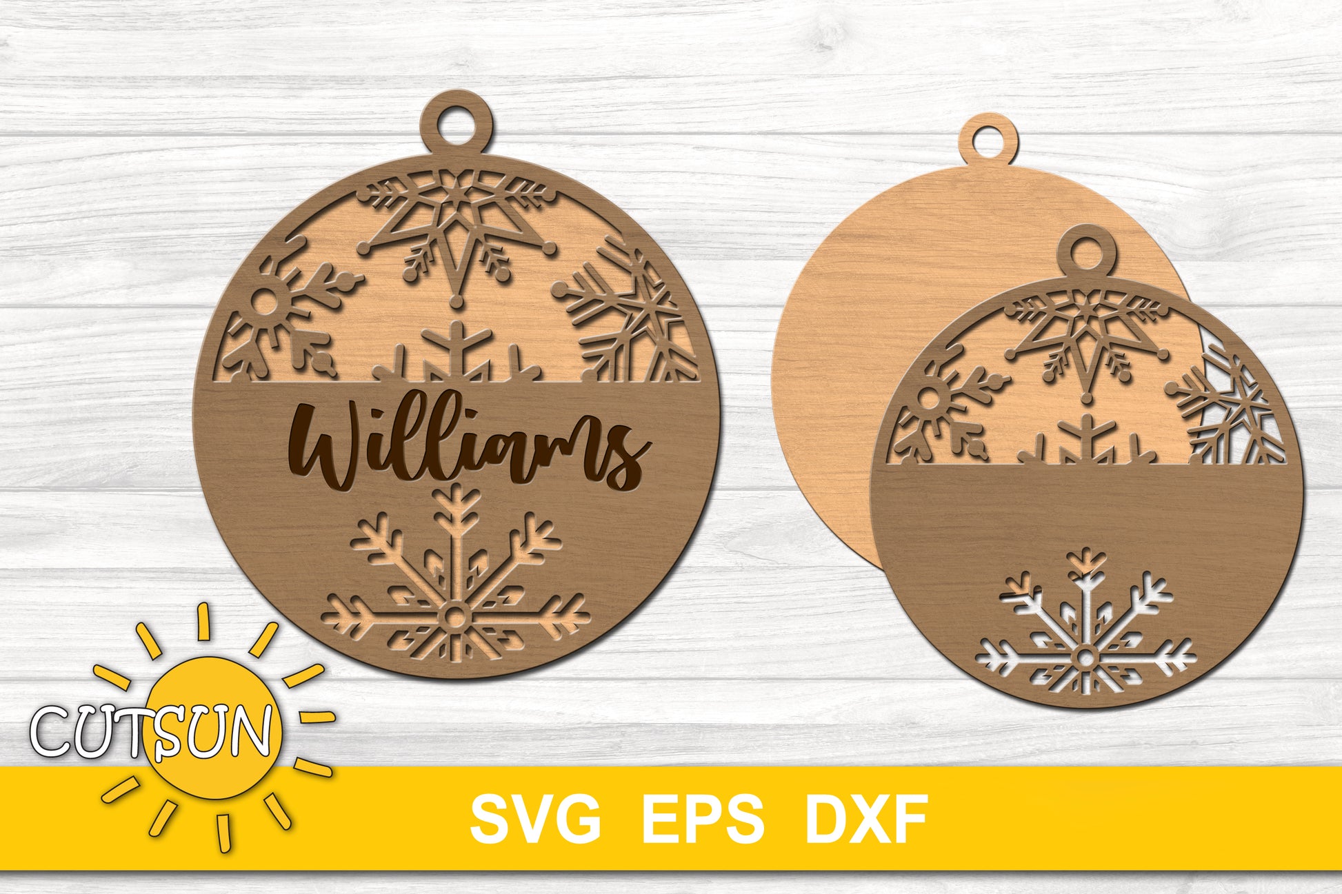 Snowflake Ornament svg