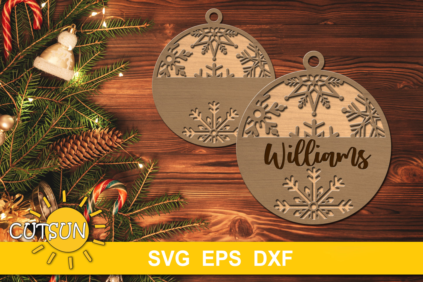Snowflake Ornament svg