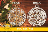 Christmas SVG | 3D Layered Snowflake ornaments - 15 designs