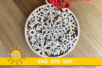 3D Layered Christmas Ornaments SVG bundle