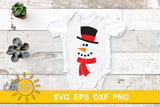 Snowman SVG | Snowman Face SVG
