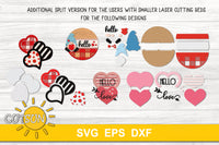 Valentine's day Door Hanger SVG bundle | Valentines day door signs svg bundle