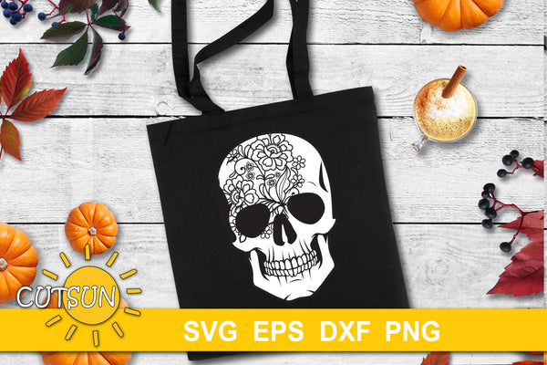 Skull SVG | Sugar skull Lace SVG