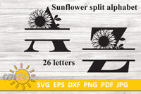 Sunflower Split Alphabet