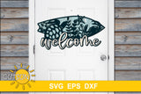 Surfboard door hanger SVG