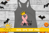 Breast cancer support SVG | Pink ribbon SVG