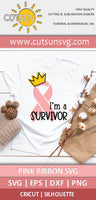 Breast cancer support SVG | Pink ribbon SVG