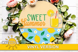 Sweet summer Lemonade door hanger SVG