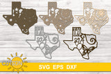 3D Layered Texas SVG