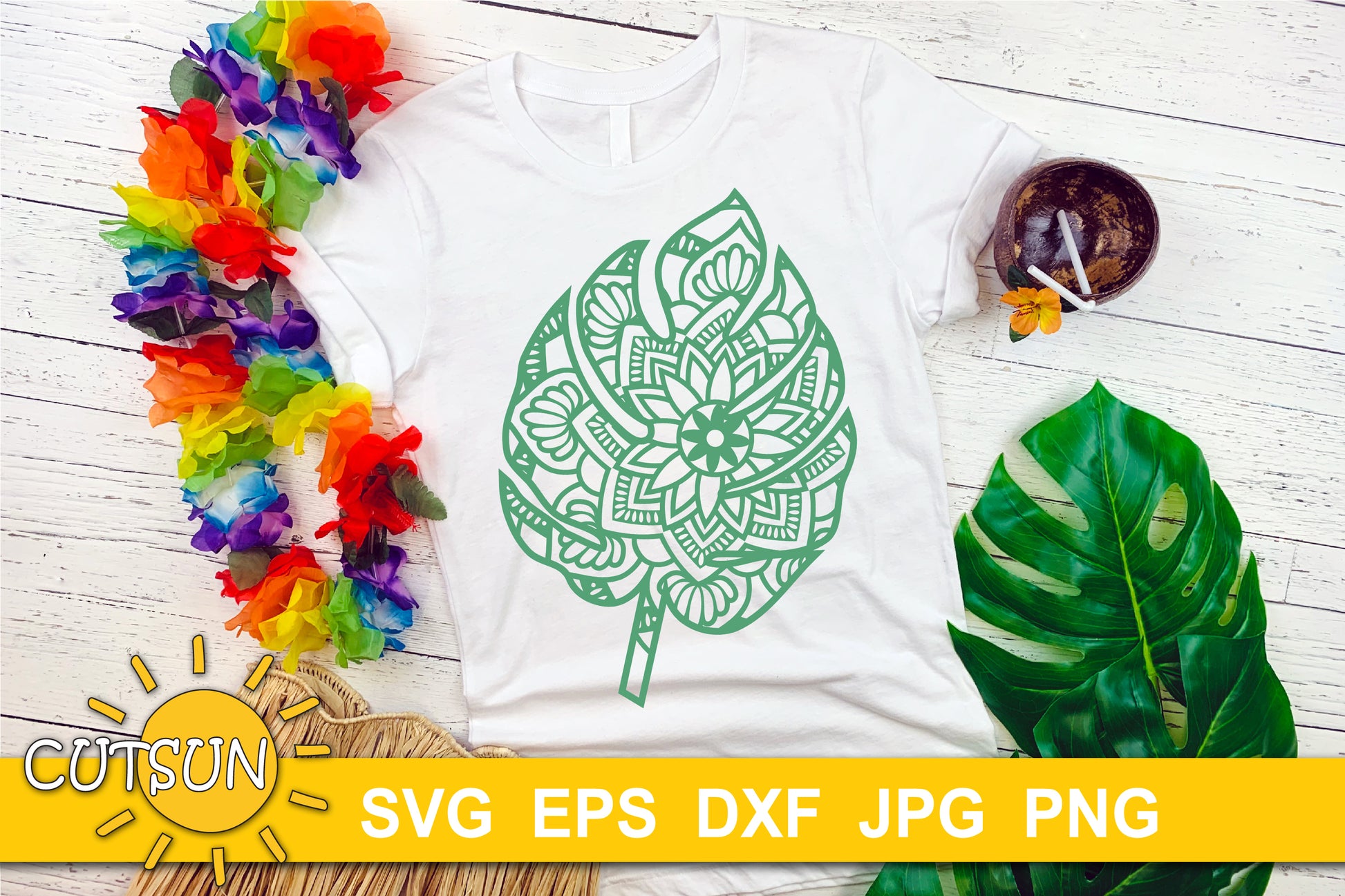 Monstera Leaf SVG