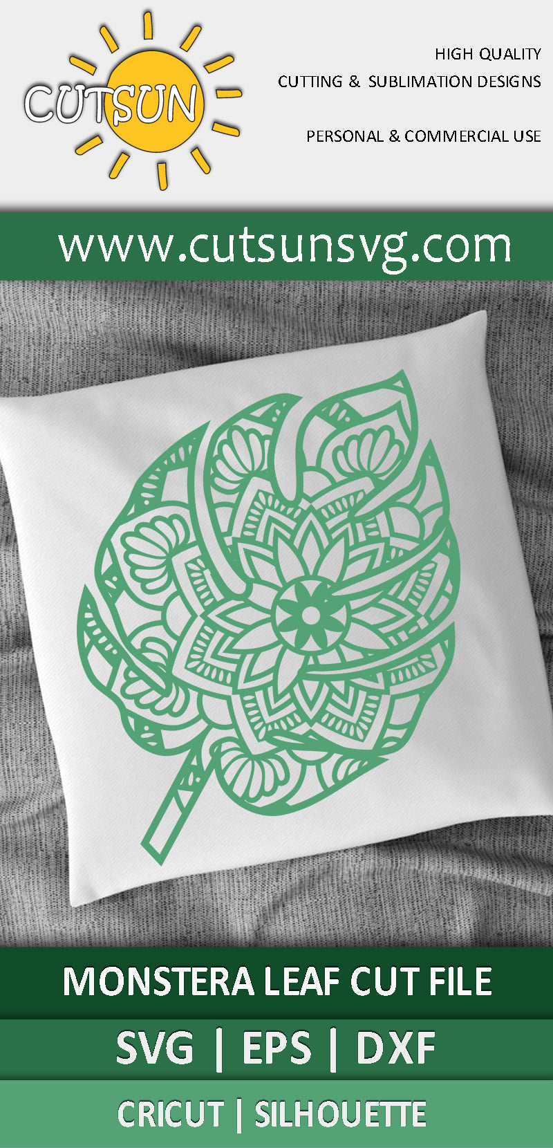 Monstera Leaf SVG