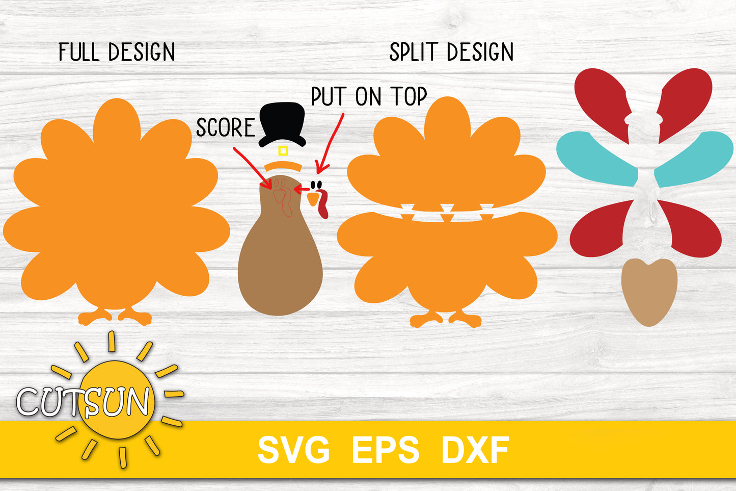 Turkey Door hanger SVG