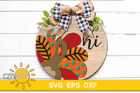 Thanksgiving door hanger SVG | Thanksgiving Welcome sign SVG