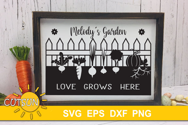 Vegetable garden SVG