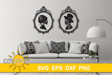Victorian Skulls SVG