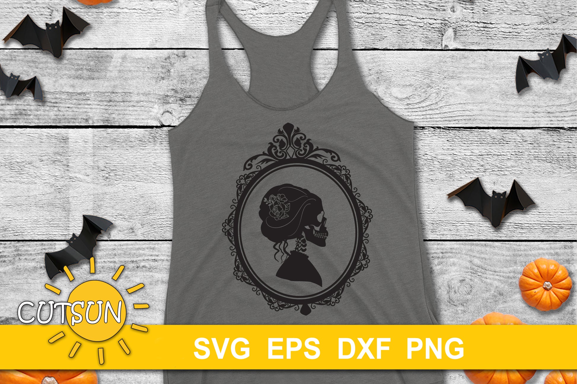 Victorian Skulls SVG