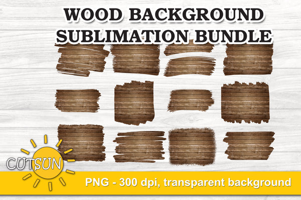 Sublimation Bundle Dark wood Background Brush strokes