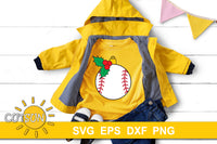 Baseball Christmas ornament SVG