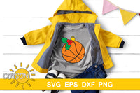 Basketball Christmas Ornament SVG