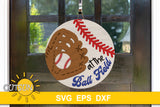 Baseball door hanger SVG