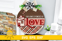 Love Home Door Hanger SVG