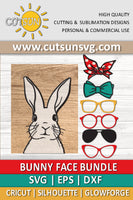 Bunny Face SVG | Easter Bunny Face SVG