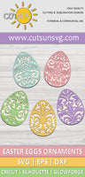 Easter Eggs Ornaments SVG bundle