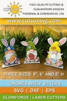 Easter Gnomes shelf sitters SVG