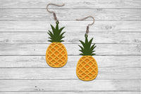 Pineapple earrings SVG