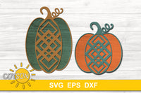 Patterned pumpkins SVG | Fall decor SVG
