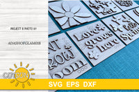 Spring leaning signs SVG bundle
