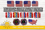 Patriotic sublimation design bundle | 4th of July sublimation design bundle