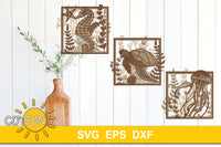 Sea life wall decor SVG | Sea life leaning signs SVG
